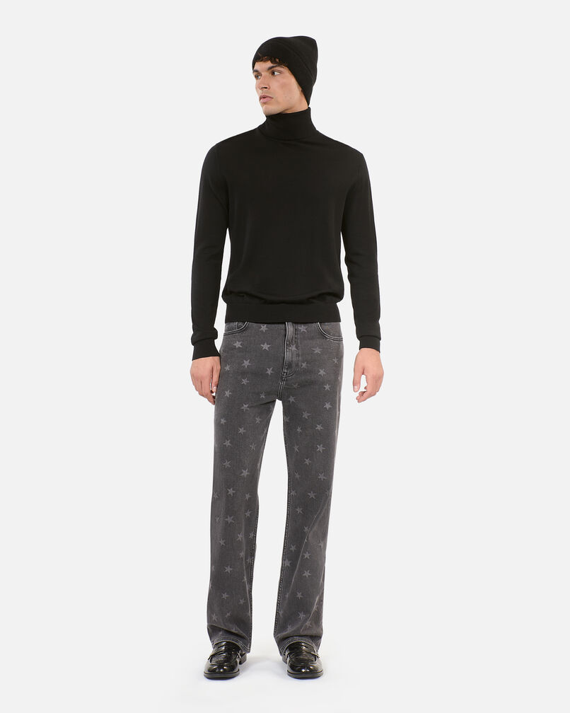 The Kooples HOMME BLACK pull en laine noire