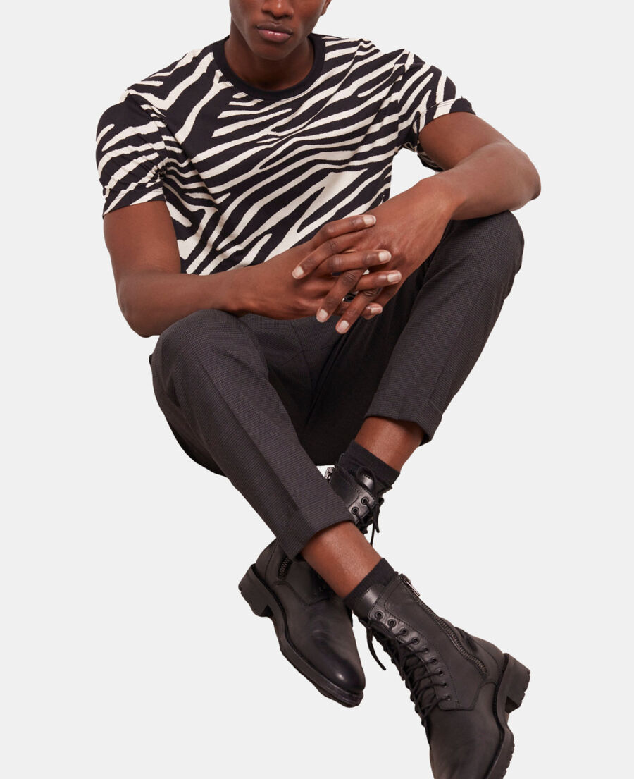 men's zebra print t-shirt