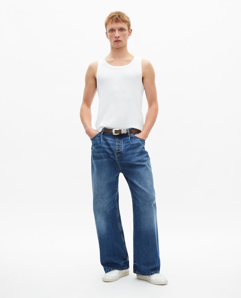 The Kooples HOMME WHITE d&eacute;bardeur avec broderie blason blanc