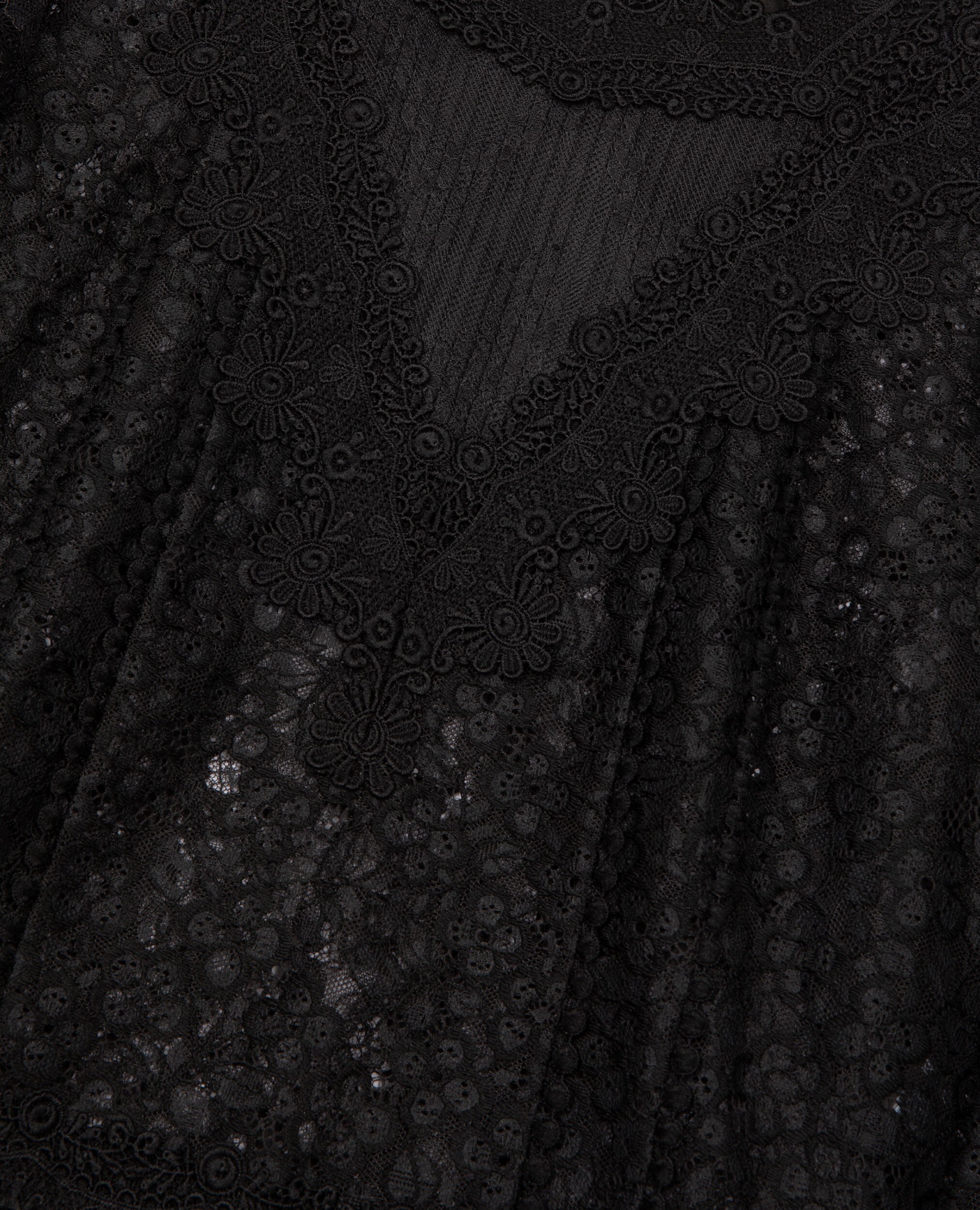 Top de encaje negro, BLACK, hi-res image number null