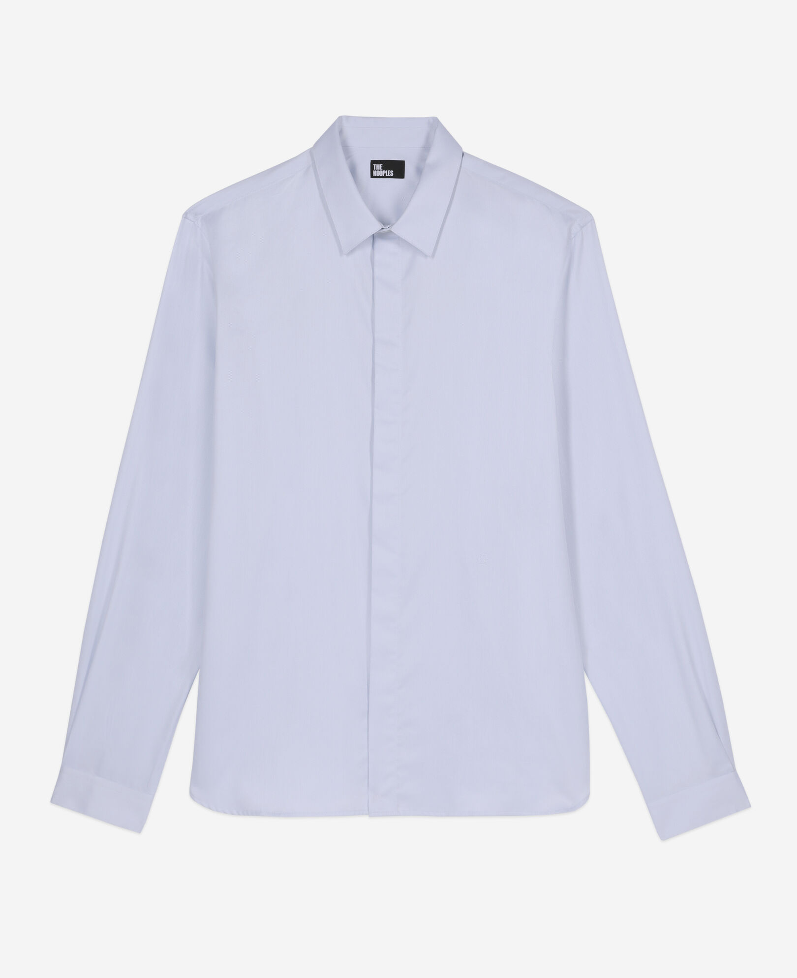 The Kooples HERREN LIGHT BLUE elegantes, hellblaues hemd