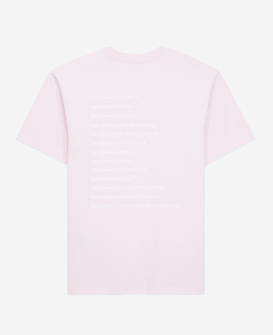 The Kooples HOMME PALE PINK t-shirt what is rose