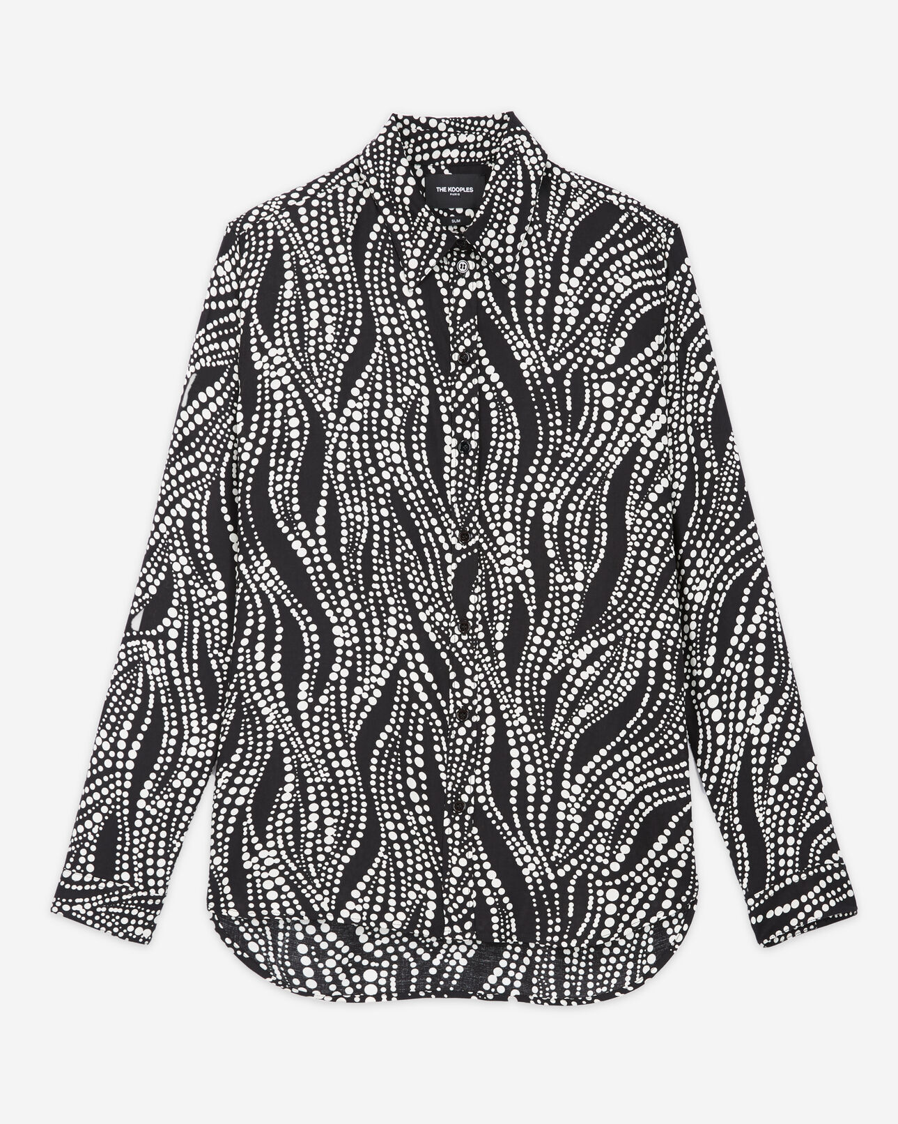 The Kooples DAMEN BLACK WHITE bedrucktes hemd