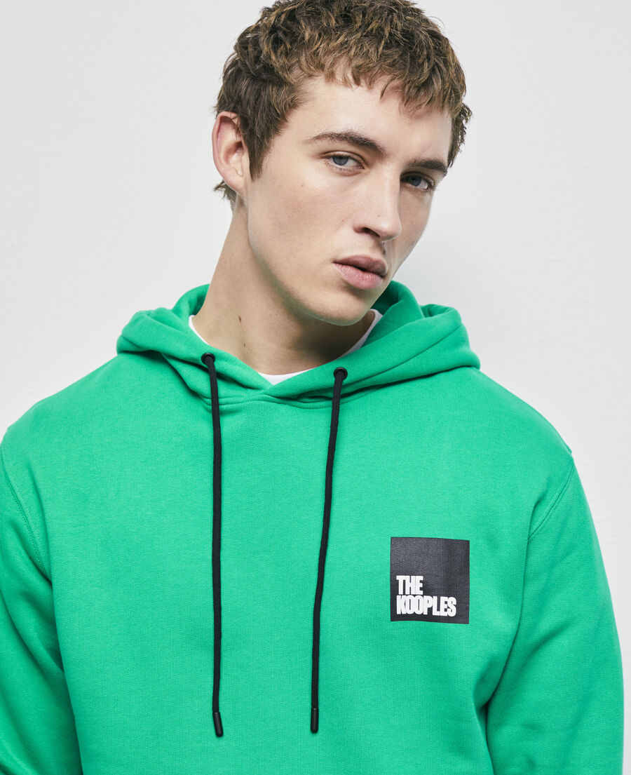 Green logo sweatshirt | The Kooples - US
