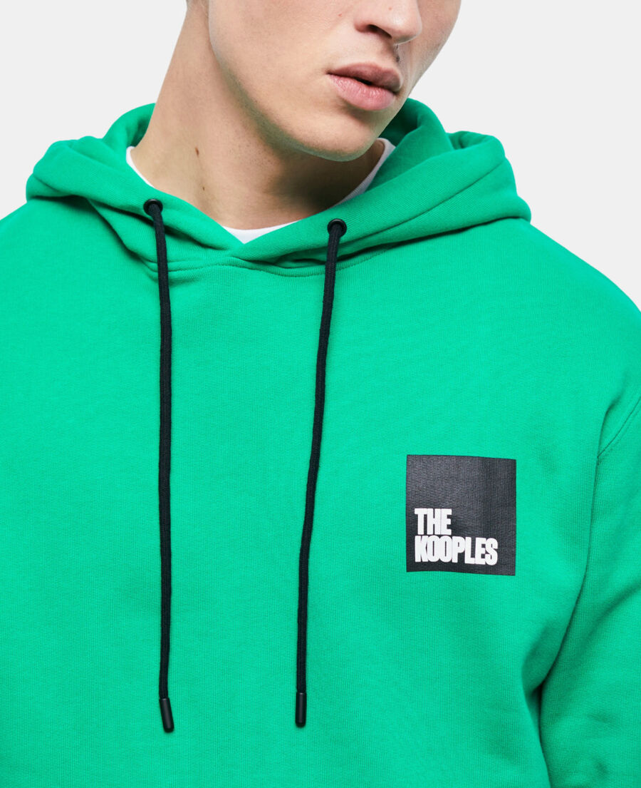 Green logo sweatshirt | The Kooples - US