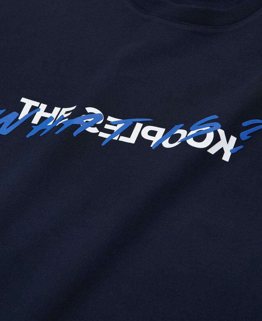 The Kooples MEN NAVY what is blue t-shirt