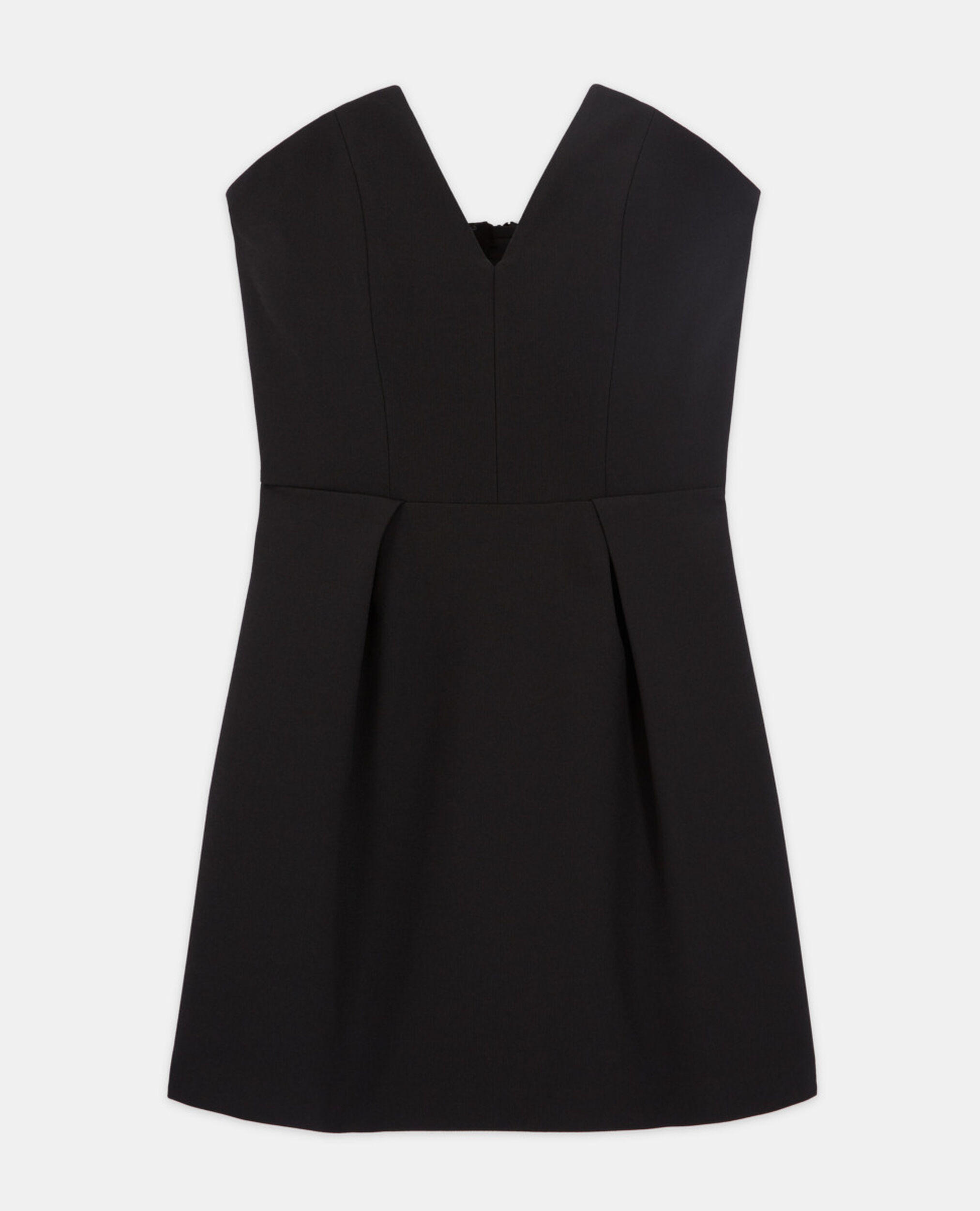 Robe courte noire, BLACK, hi-res image number null