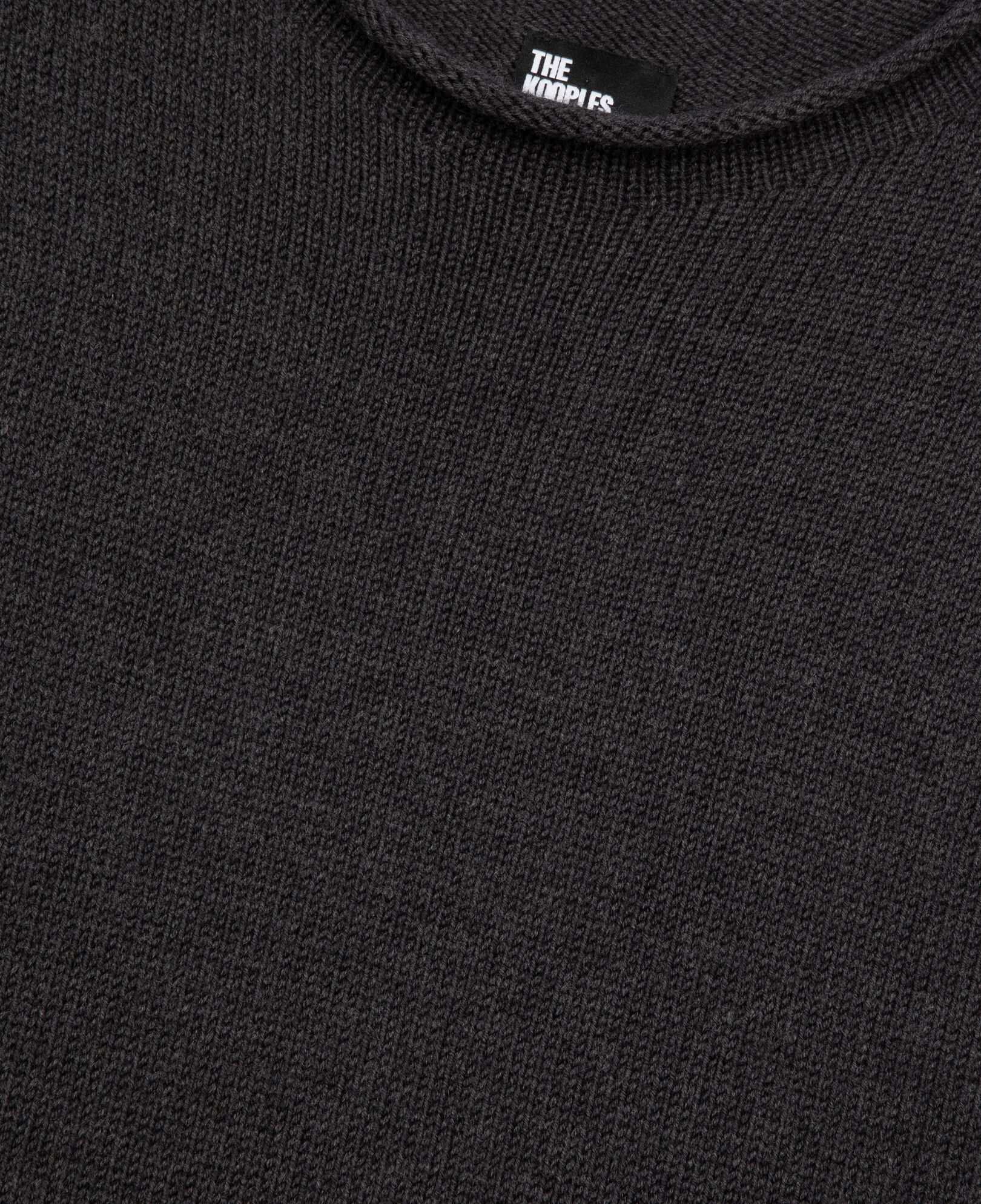 The Kooples MEN MIDDLE GREY MEL gray wool sweater