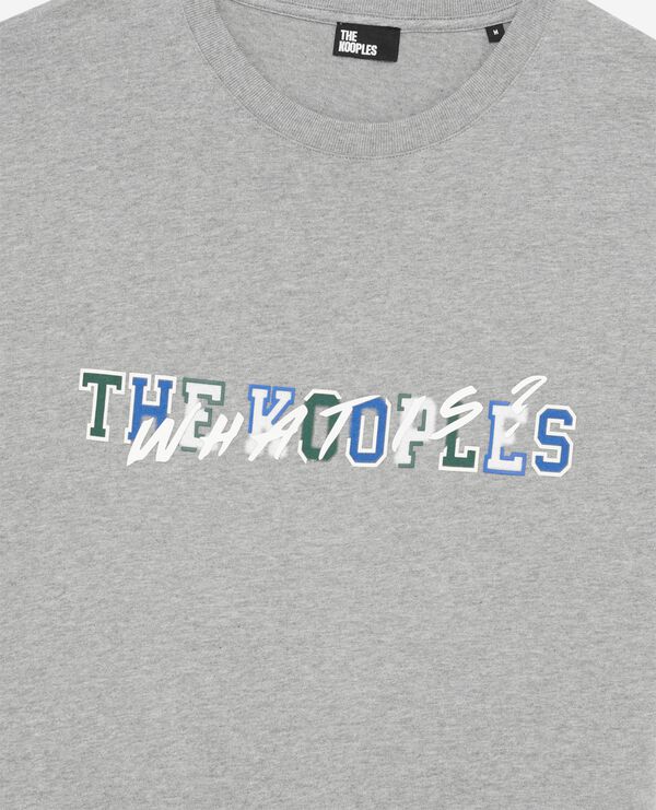 The Kooples MEN GREY MELANGE what is grey t-shirt