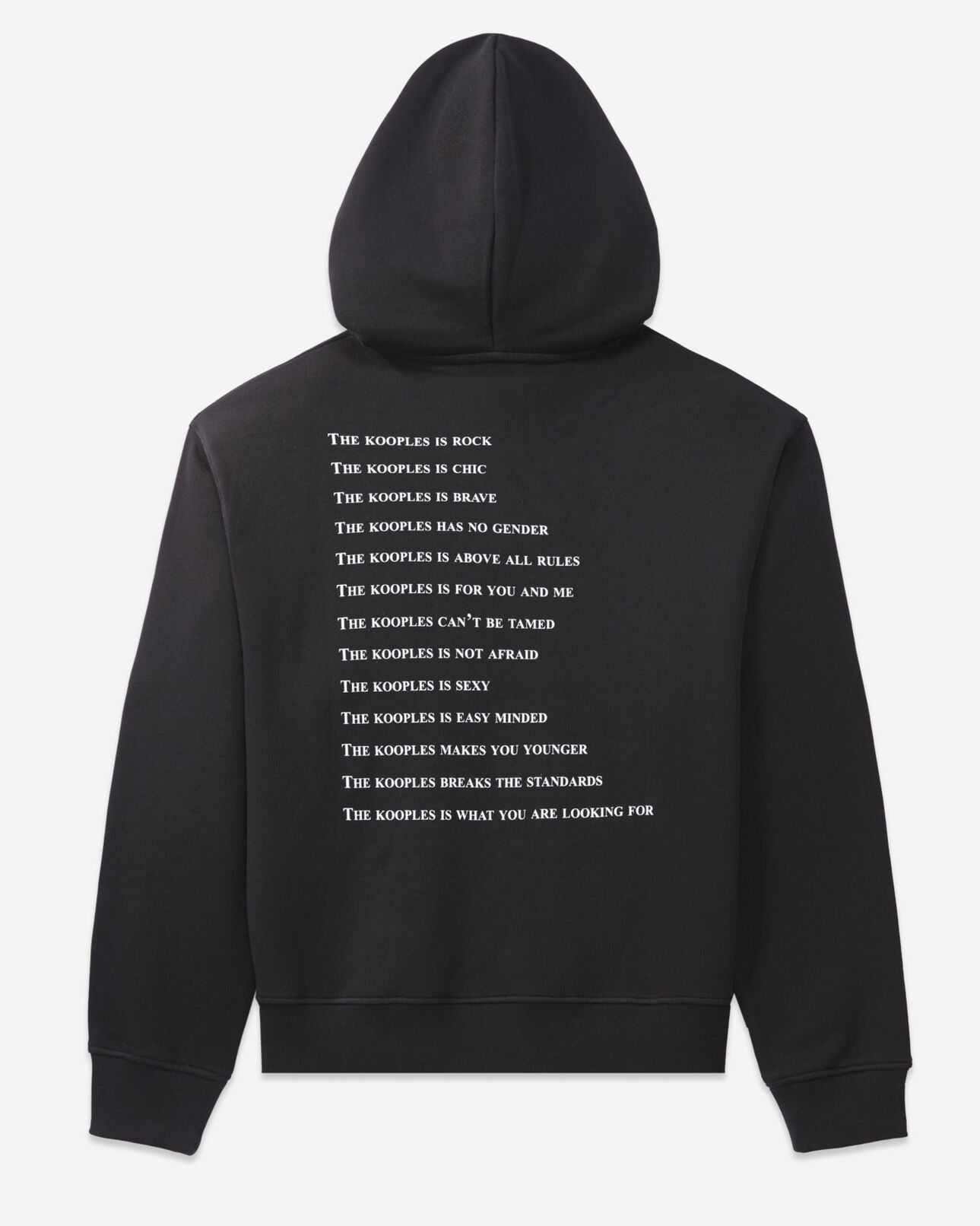 The Kooples FEMME BLACK sweat noir sérigraphie what is