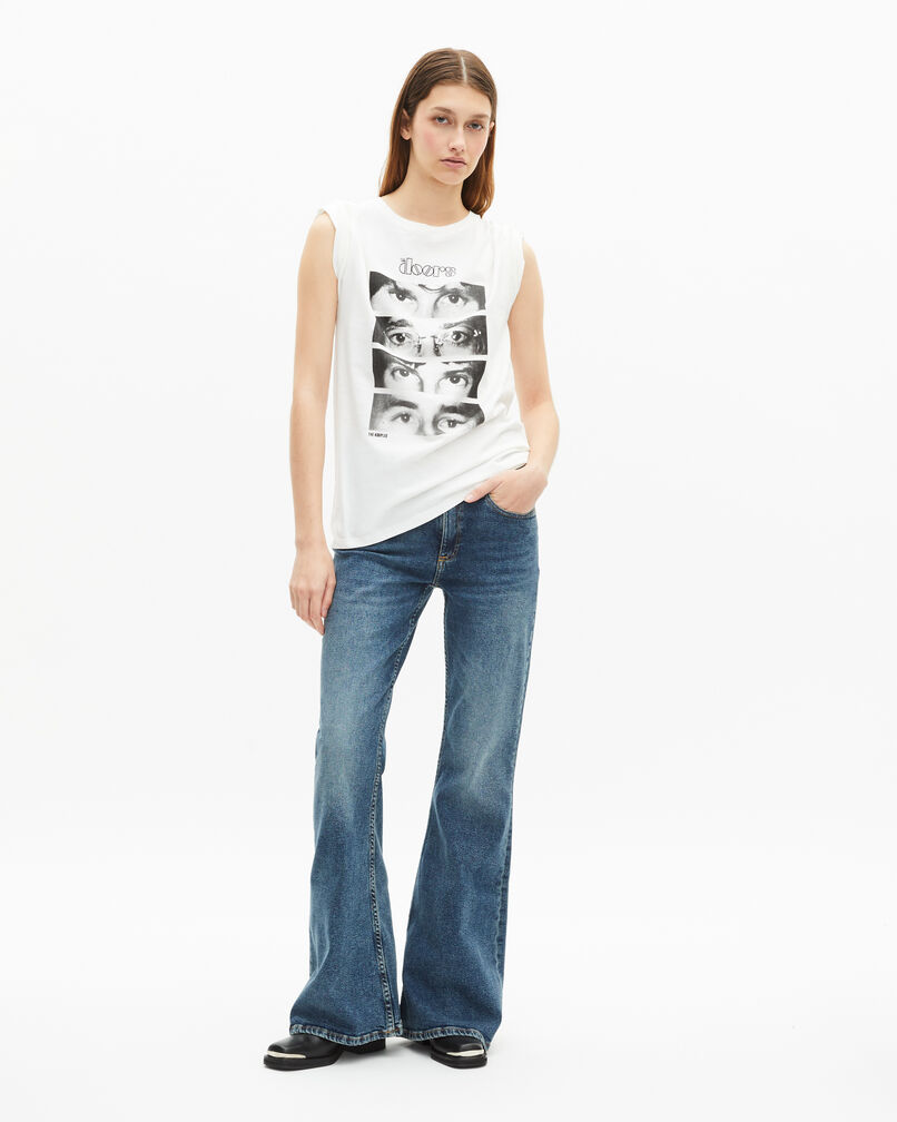 The Kooples MIXTE ECRU t-shirt the doors x the kooples écru