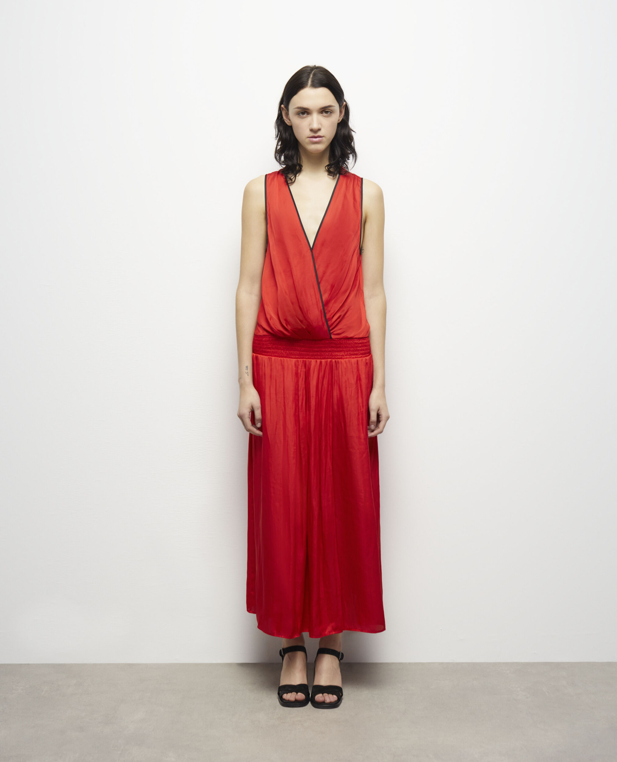 Robe longue rouge, RED, hi-res image number null