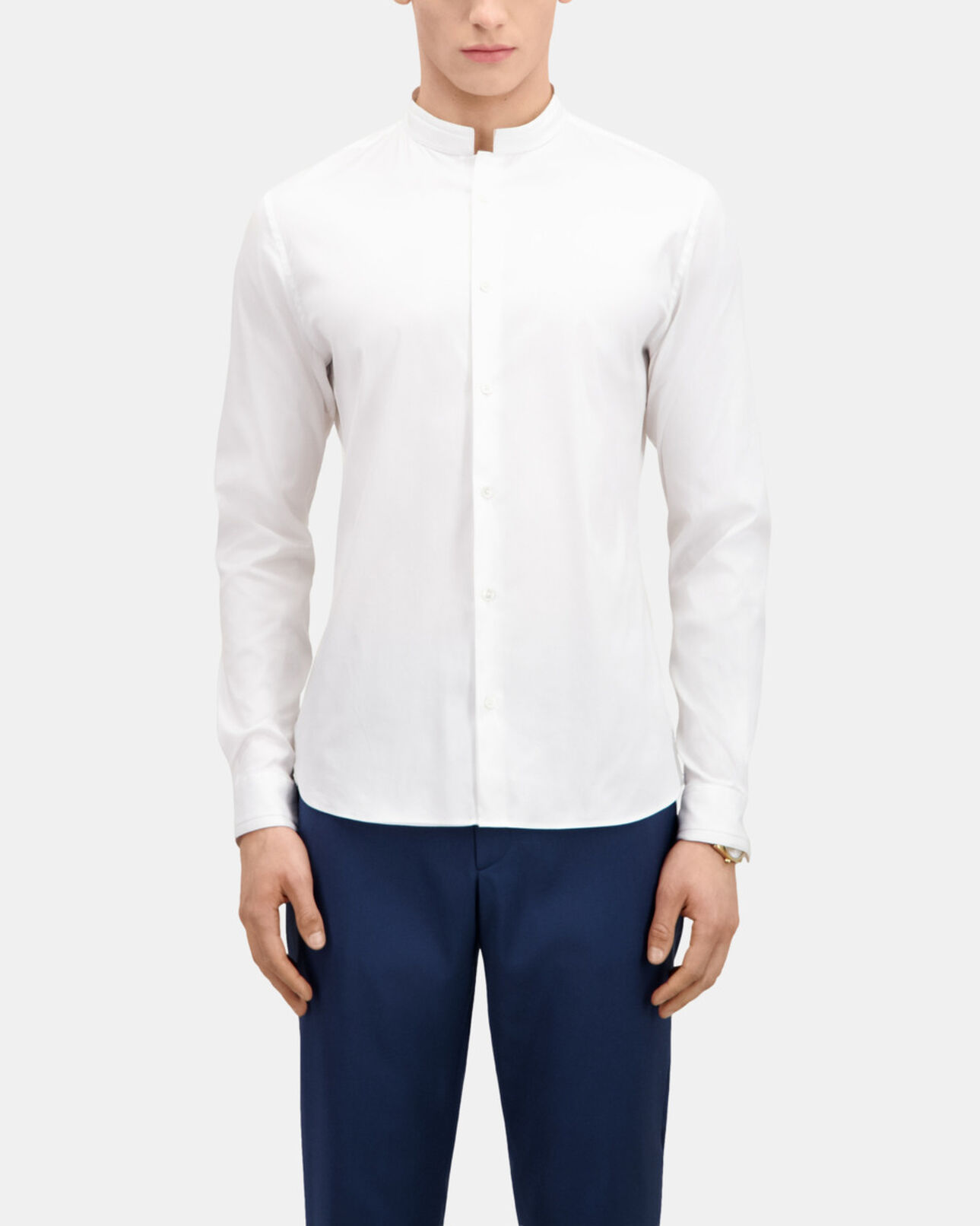 The Kooples HERREN WHITE weißes hemd aus baumwolle