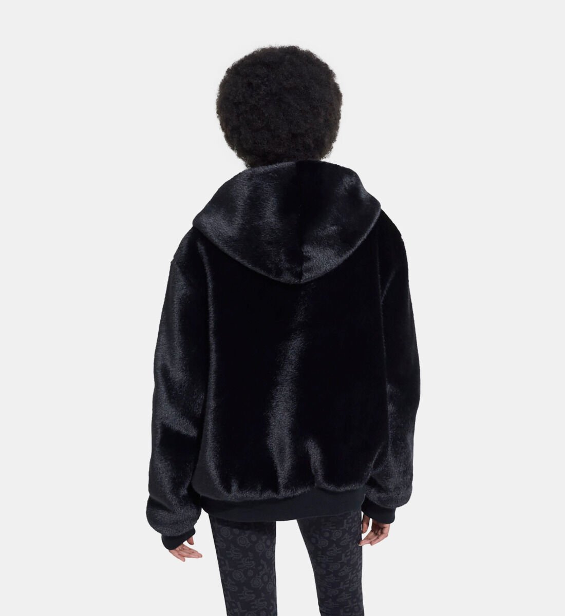 Manteau à shop capuche fausse fourrure