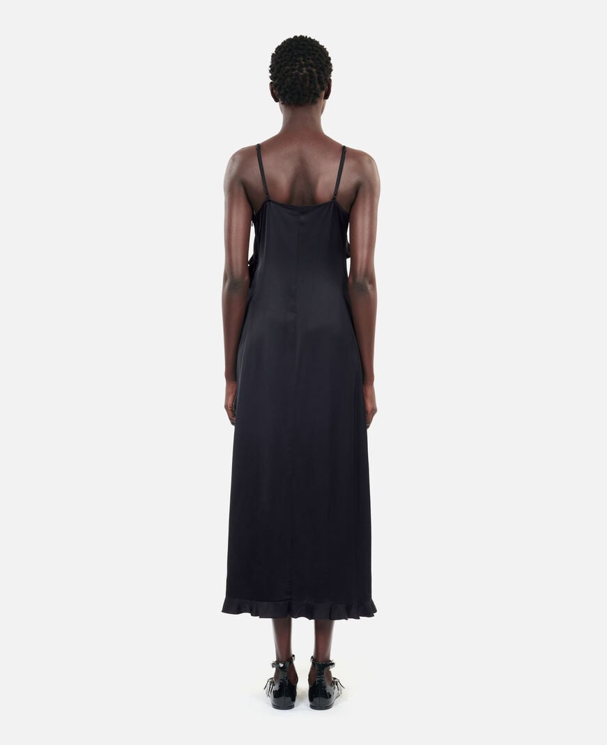 The Kooples WOMEN BLACK black long slipdress
