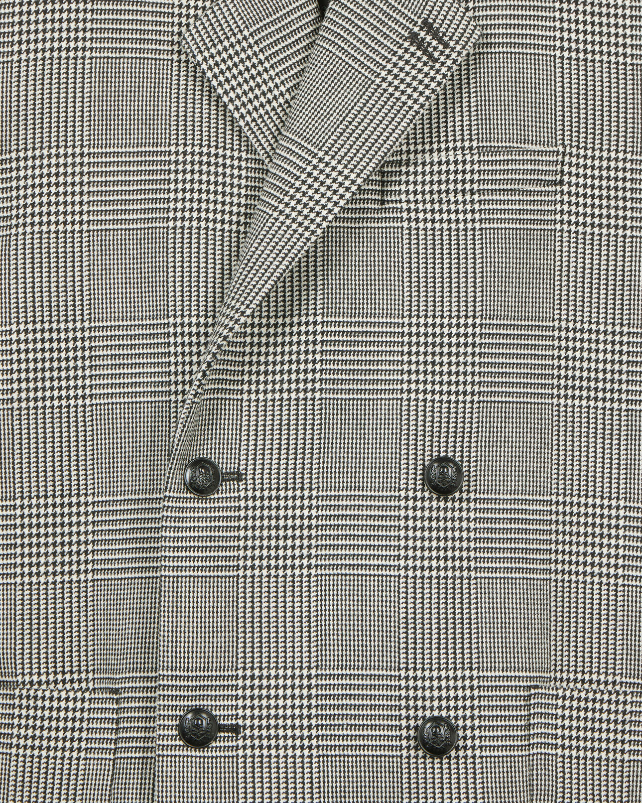 The Kooples MEN BLACK WHITE black and white houndstooth wool suit jacket