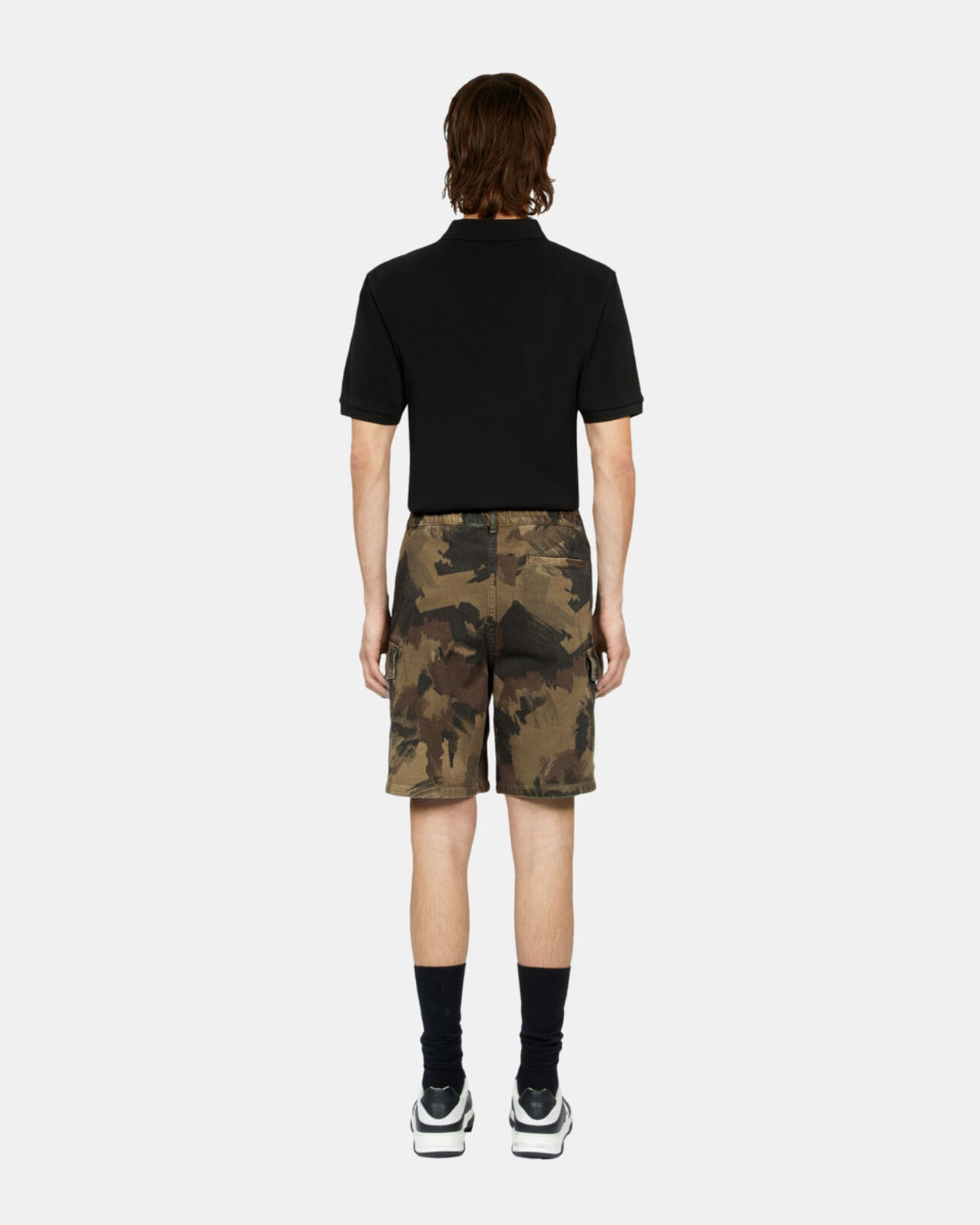 The Kooples MEN CAMOUFLAGE camouflage cargo shorts