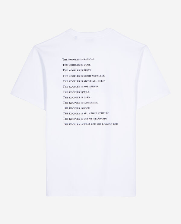 The Kooples HOMBRE WHITE what is camiseta blanca