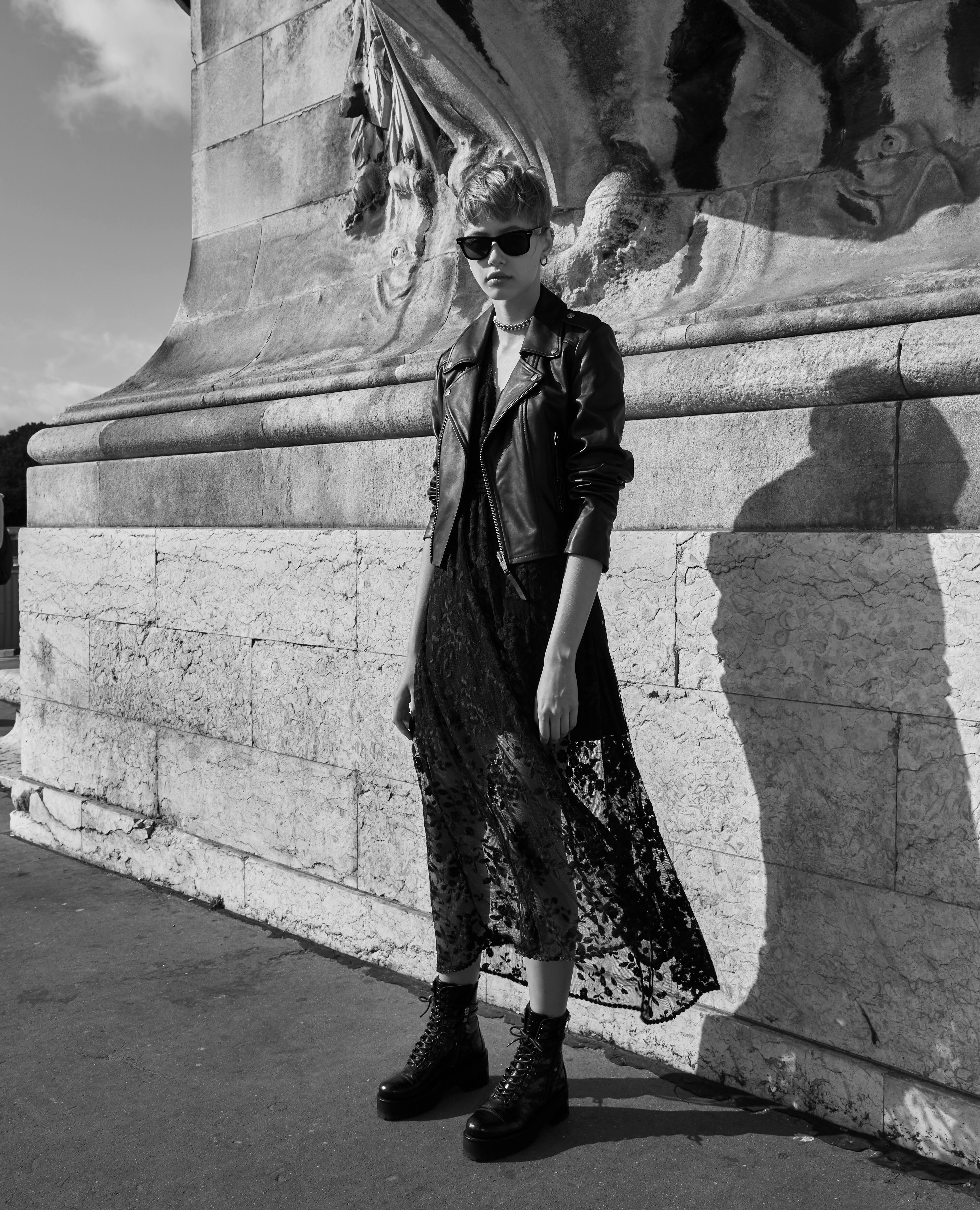 Robe longue on sale et doc martens