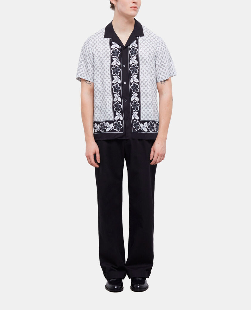 The Kooples H ECRU printed shirt