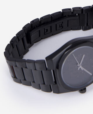 The Kooples MIXED BLACK black monogram watch