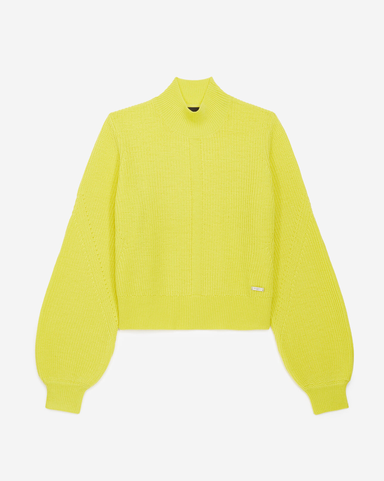 The Kooples FEMME YELLOW pull laine mérinos jaune