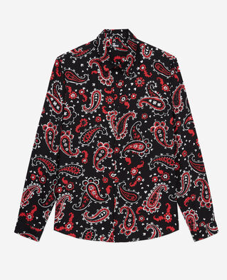 The Kooples HERREN BLACK - RED bedrucktes hemd