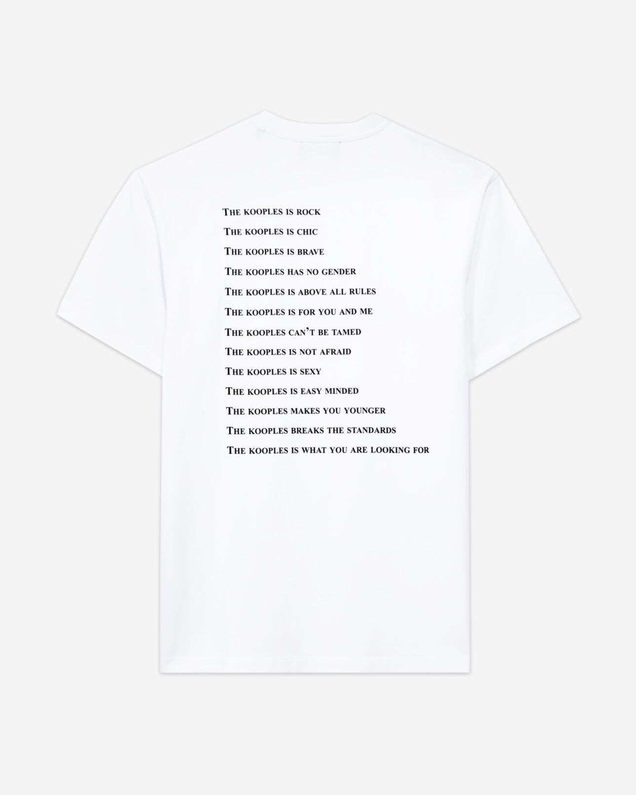 The Kooples HOMME WHITE t-shirt what is