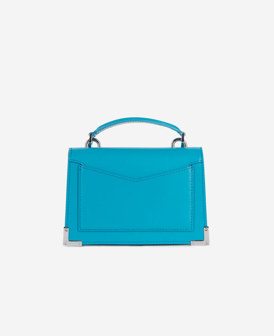 The Kooples WOMEN BLUE emily new nano bag in blue leather