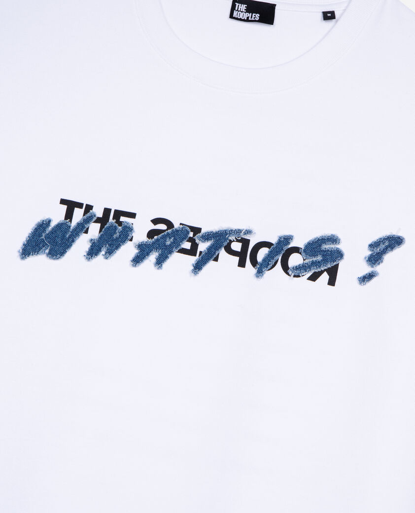 The Kooples MEN WHITE what is white t-shirt