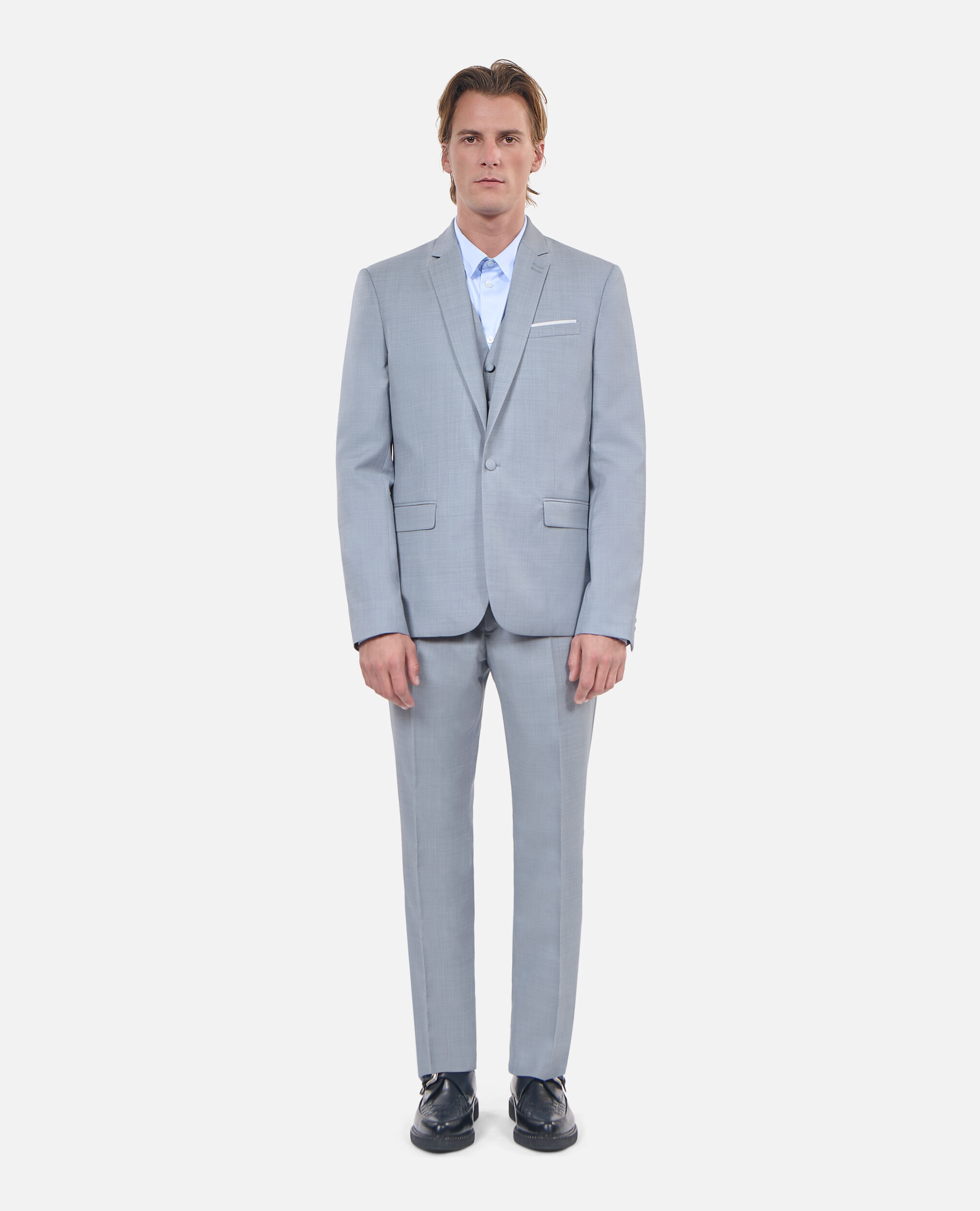 Light blue wool suit jacket The Kooples