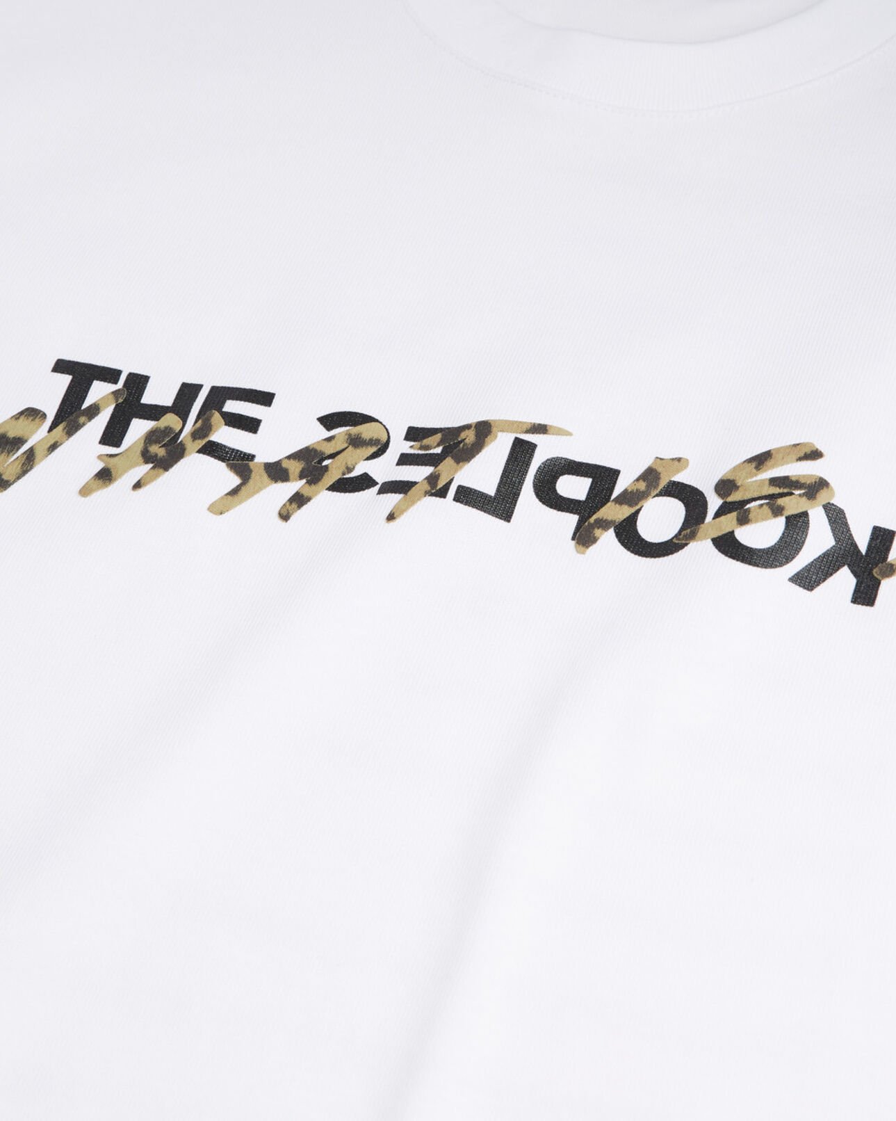 The Kooples HOMME SNOW WHITE t-shirt what is blanc et léopard