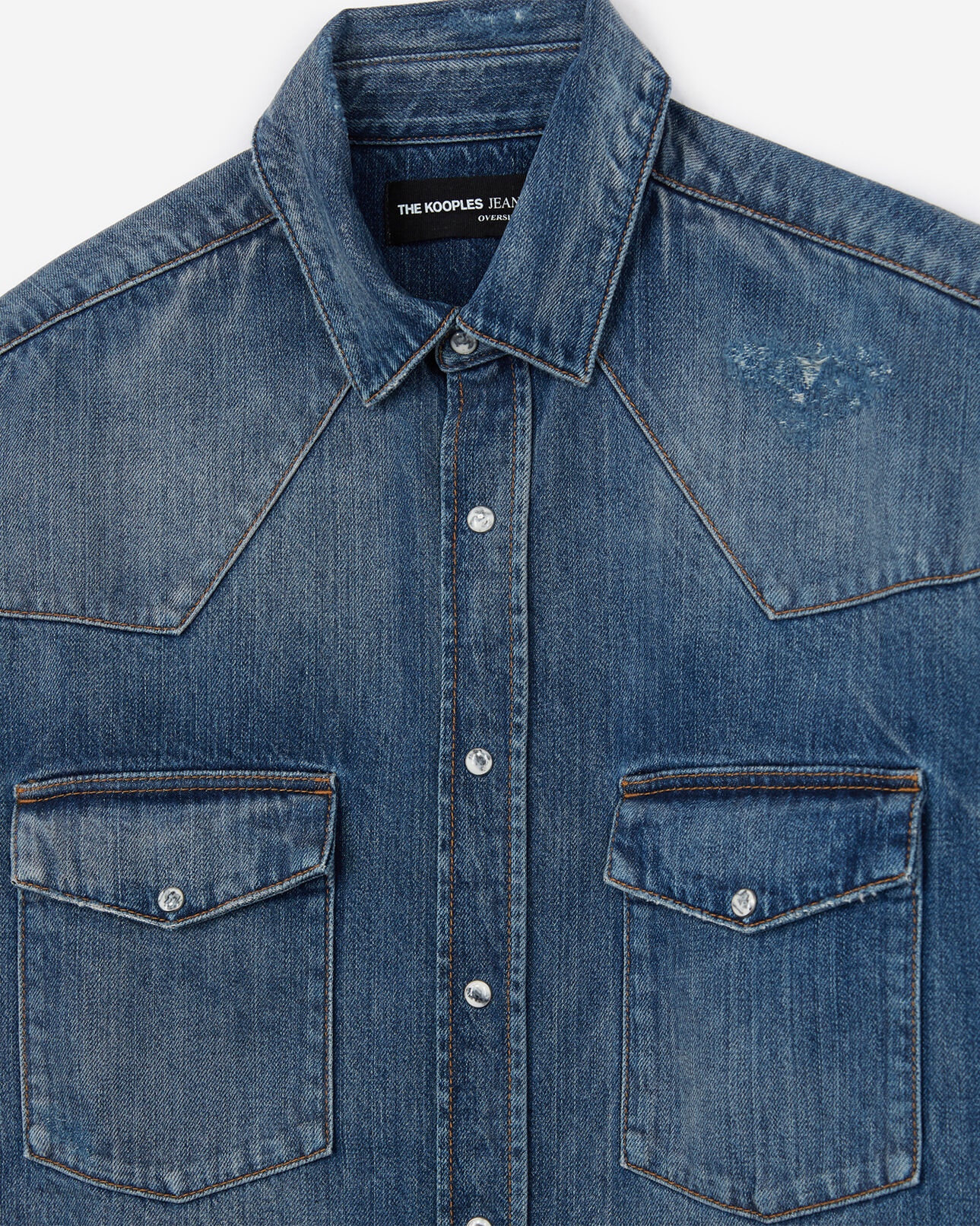 The Kooples HOMBRE LIGHT BLUE blue shirt