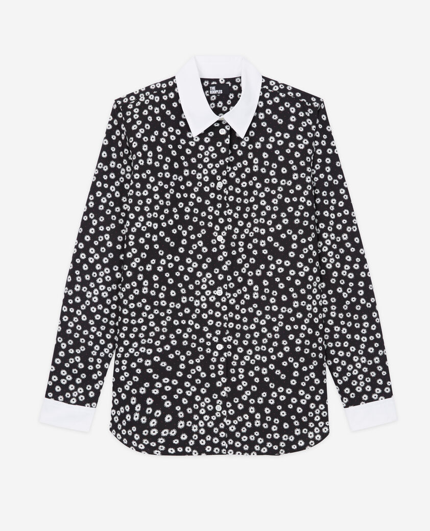 The Kooples WOMEN BLACK WHITE printed shirt