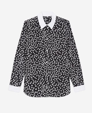 The Kooples WOMEN BLACK WHITE printed shirt