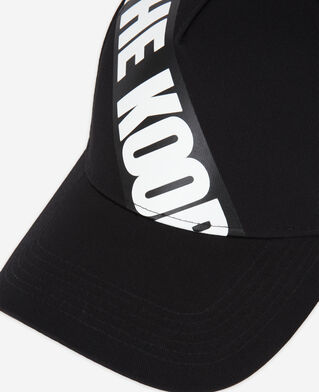 The Kooples M BLACK black cap with tape logo