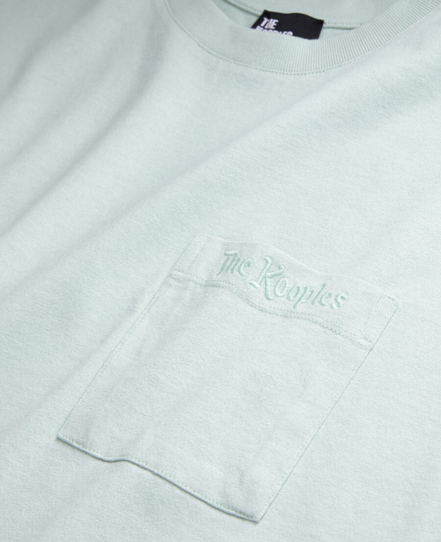 The Kooples WOMEN OCEAN light blue t-shirt with logo