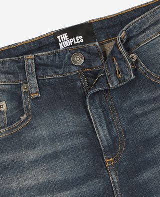The Kooples FEMME MEDIUM BLUE jean bootcut avec abrasions bleu