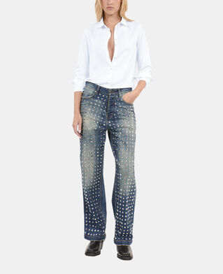 The Kooples F WHITE white poplin shirt