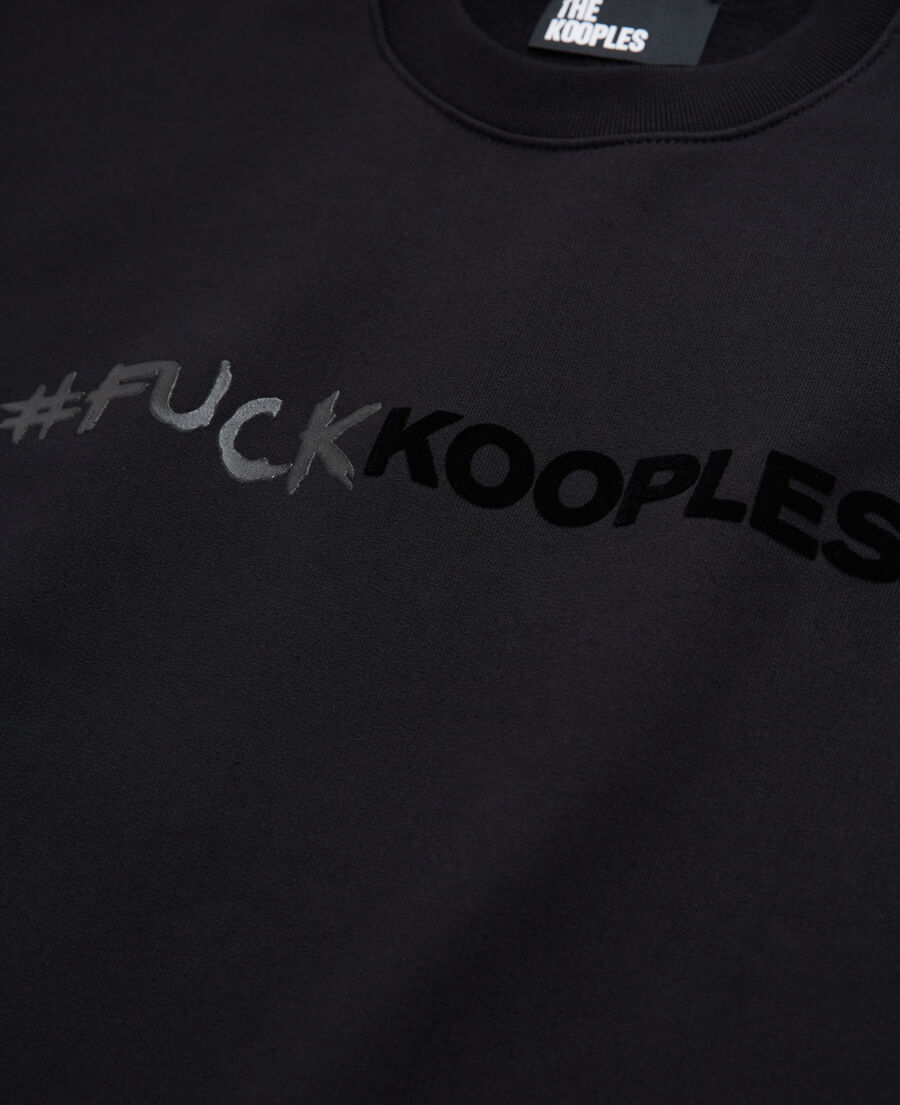 black logo sweatshirt