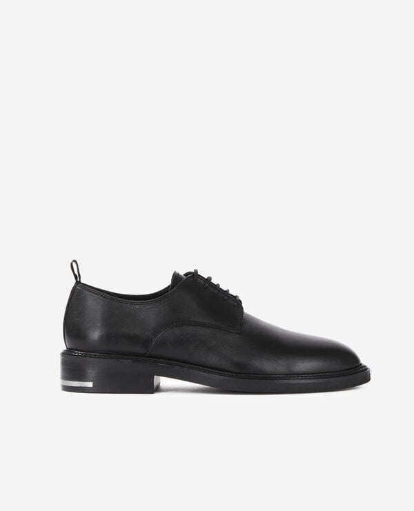 The Kooples HERREN BLACK schwarze schnürschuhe aus leder