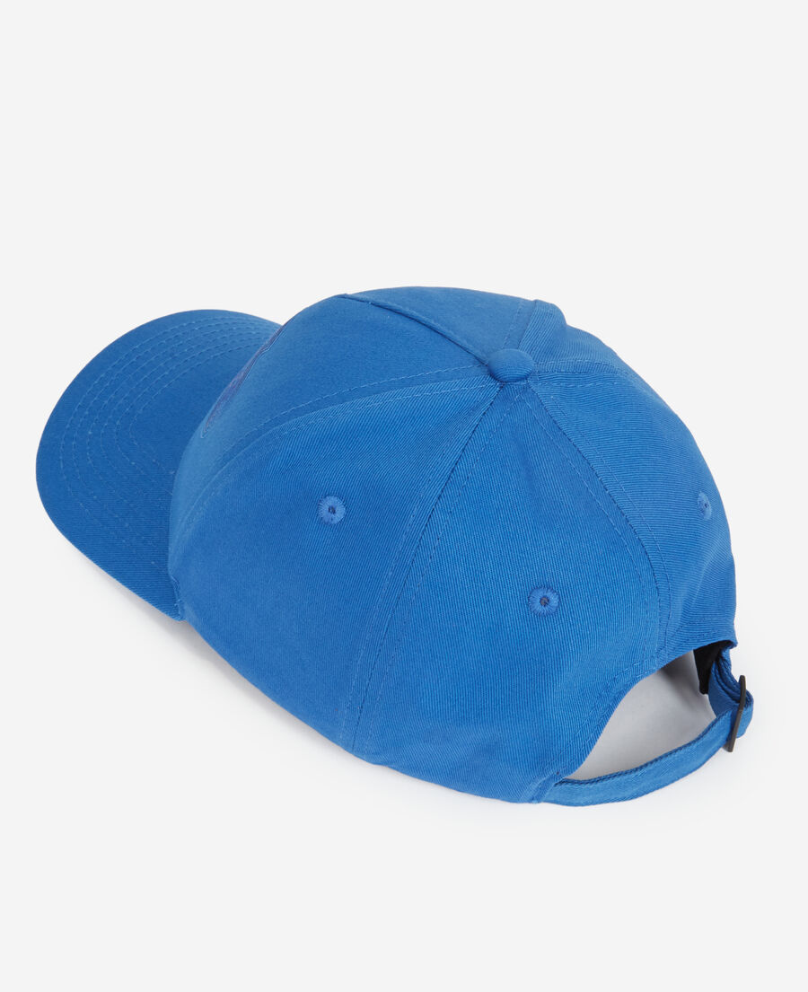 gorra logotipo azul