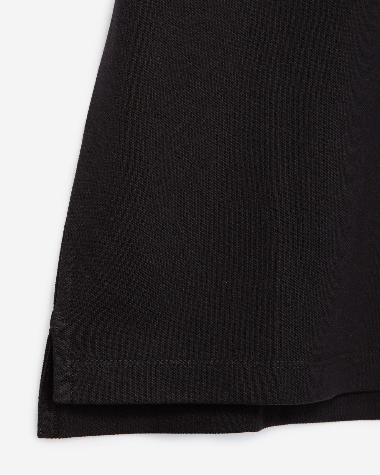 The Kooples HOMME BLACK polo noir col classique à détail brodé