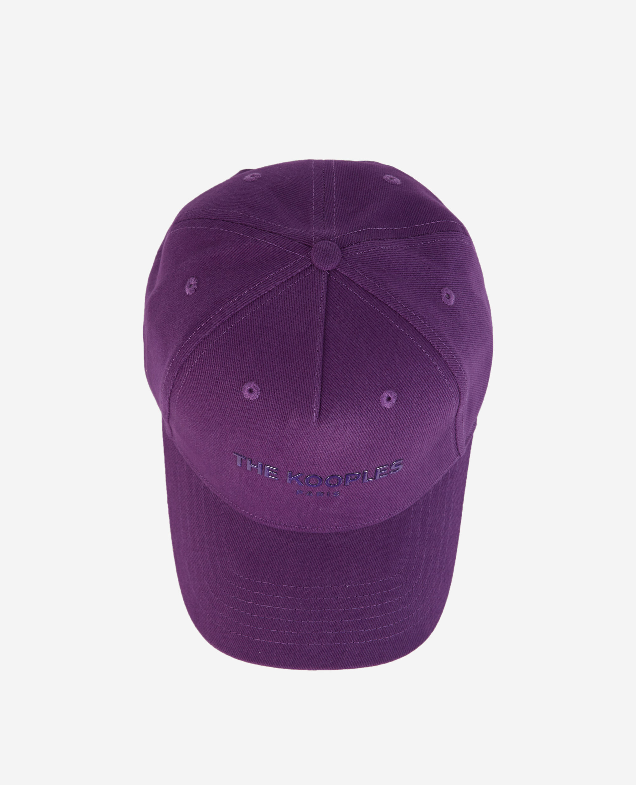 Purple cotton logo cap, VIOLET, hi-res image number null