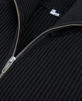 The Kooples MEN BLACK black cotton cardigan