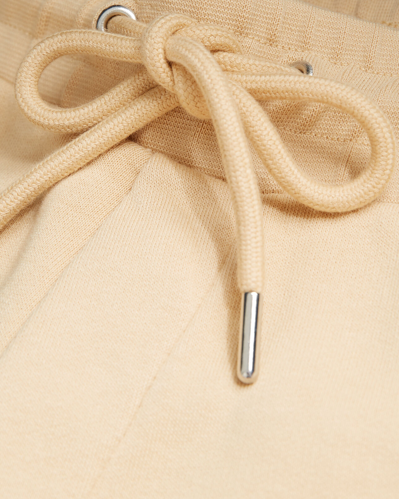 The Kooples FEMME LIGHT BROWN jogging beige logo brodé ton sur ton