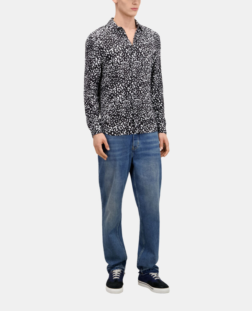 The Kooples HOMME BLACK WHITE chemise imprimée