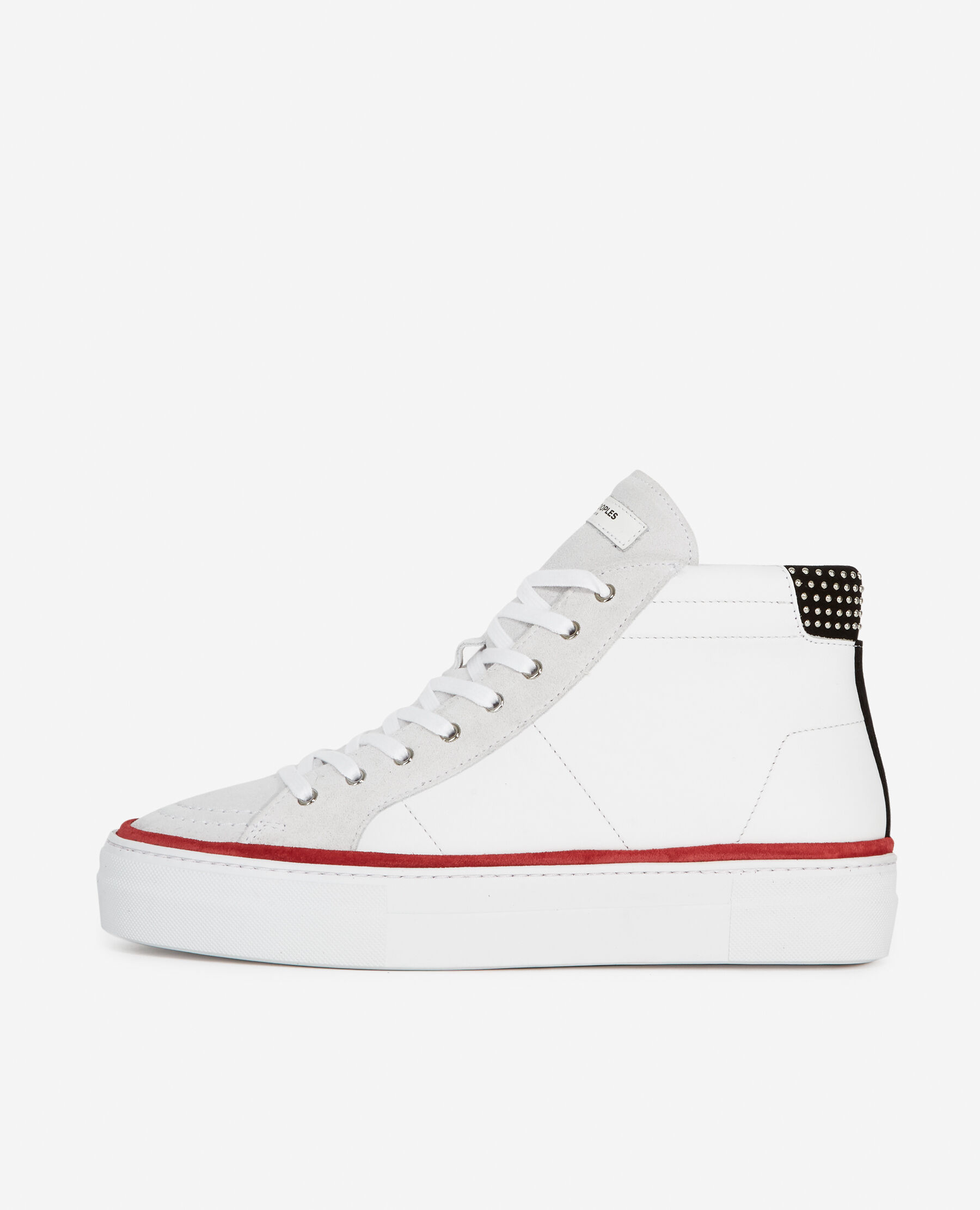 Baskets en cuir avec toiles The Kooples
