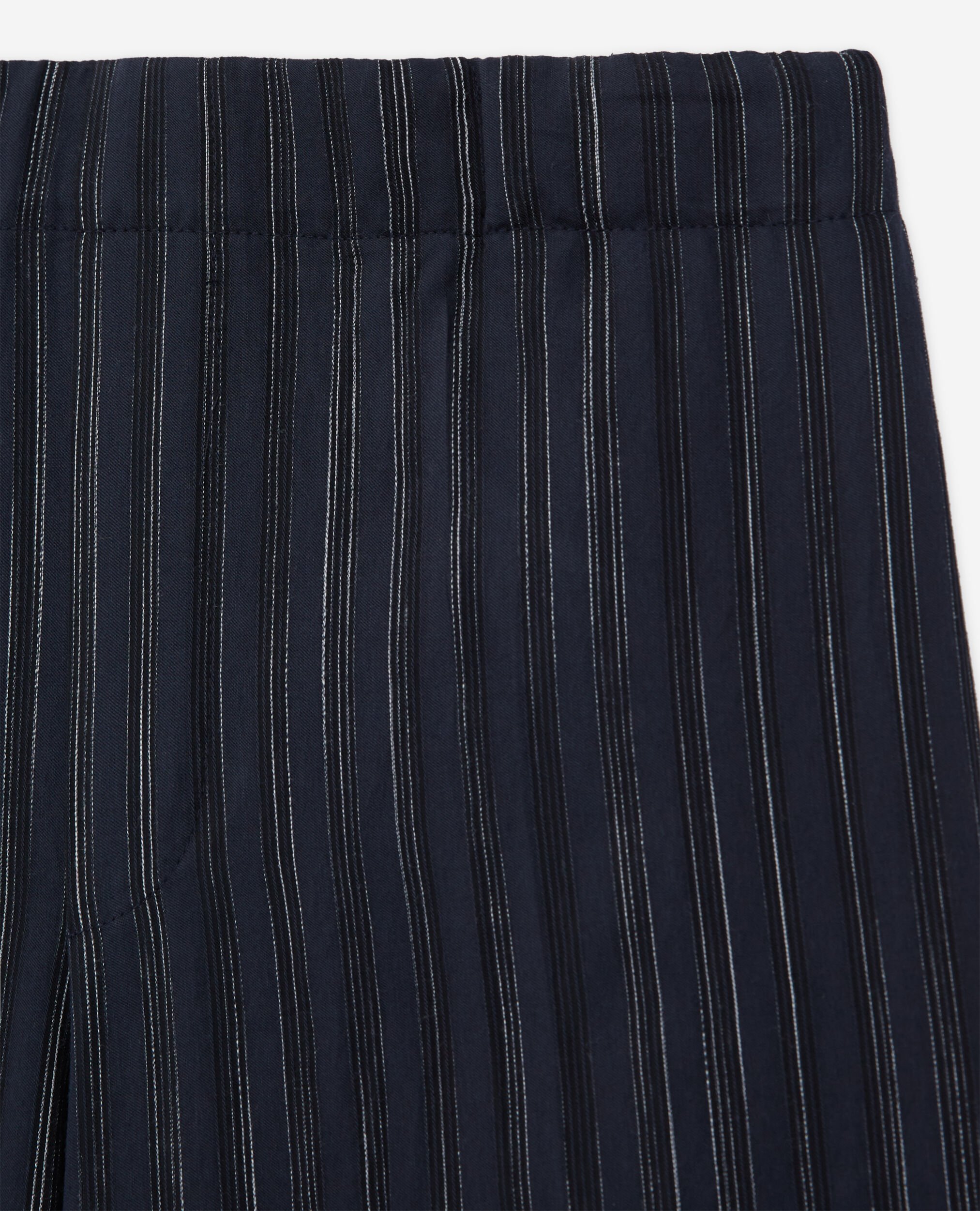 Navy pinstripe pants online