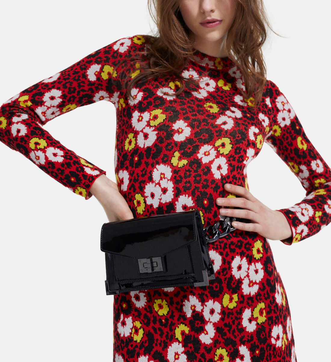 Emily Belt en cuir noir